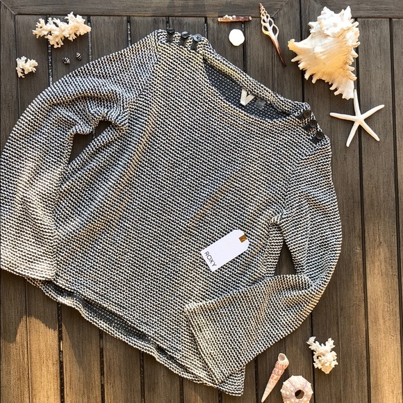 🌴🌼ROXY- FREE THINKING SWEARTER🌼🌴 - Picture 2 of 14